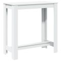 vidaXL Barový stôl biely 102x50x103,5 cm kompozitné drevo