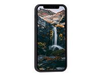 dbramante1928 Monaco - Zadný kryt pre mobilný telefón - kompatibilita s MagSafe - 100% recyklovaný plast - nočná čerň - pre Apple iPhone 12, 12 Pro
