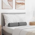 vidaXL Podložkové vankúše 2 pcs Tmavo šedá Ø 15 x 40 cm Mikrovlákno