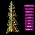 vidaXL Vianočný stromček 160 LED Teplá biela 150 cm PET
