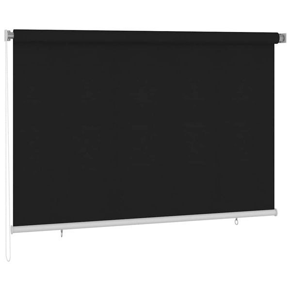 vidaXL Vonkajšia zatemňovacia roleta 220x140 cm čierna