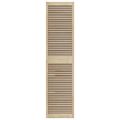 vidaXL Skříňové dvere s dverami 2 ks Prírodná 201 x 2,1 x 49,5 cm