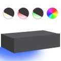 vidaXL TV skrinka s LED svietidlami šedá 60x35x15,5 cm