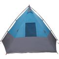 vidaXL Tipi stan 6-miestny Vodoodolný Modrá taft