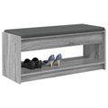 vidaXL Predsieňová lavica Sivá Sonoma 103 x 38 x 45 cm