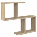 vidaXL Stenná polica Dub sonoma 60 x 12 x 50,5 cm Kompozitné drevo