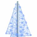 vidaXL Vianočný stromček 240 LED Modrá 180 cm Akryl