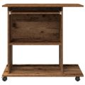 vidaXL počítačový stôl Old Wood 80x50x75 cm Engineered Wood