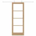 vidaXL Posuvné dvere ORKDAL 78 x 211 cm Prírodná