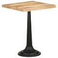 vidaXL Bistro stolík 60x60x76 cm surové mangovníkové drevo