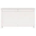 vidaXL Úložný box biely 80x40x45,5 cm masívna borovica