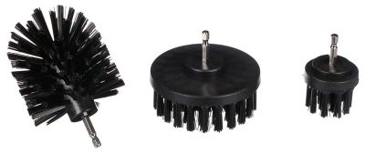 Sada kartáčov na vrtačku na čistenie auta CAR DETAILING DRILL BRUSH 3 HARD, 3ks SIXTOL