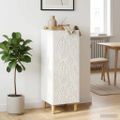 vidaXL Servírovacia skriňa Biela 33 x 34,5 x 90 cm Kompozitné drevo