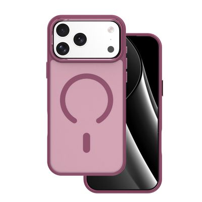 Frozen Mag case for iPhone 17 Pro 6,3" / 18 Pro 6,3" red open ring