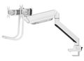 Neomounts Select  NM-D775DXWHITE / Flat Screen Desk mount (10-32") desk clamp/grommet / White Držák, VESA, stolní, pro 2 ploché monitory, úhloprícka 10"-32", náklon 20°, otácení 360°, rotace 360°, nosnost 16kg, bílý