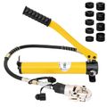 vidaXL Hydraulický nástroj na lisovanie potrubia