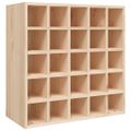 vidaXL Vinotéka 56x25x56 cm masívne borovicové drevo