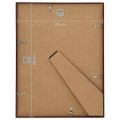 vidaXL Fotorámiky na stenu alebo stôl 3 ks bronzové 20x25 cm MDF