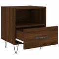 vidaXL Nočné stolíky 2 ks hnedý dub 40x35x47,5 cm kompozitné drevo