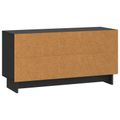 vidaXL TV skrinka 99 x 34,5 x 50 cm Čierna Kompozitné drevo