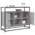 vidaXL Komoda sivá sonoma 100x35x80 cm kompozitné drevo