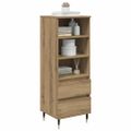 vidaXL Highboard Remeselný dub 40 x 36 x 110 cm Kompozitné drevo