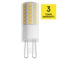 LED žiarovka Classic JC / G9 / 4,3 W (48 W) / 600 lm / Teplá biela
