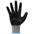 vidaXL Pracovné rukavice 12 ks Šedá a čierna 9 / l Polyester