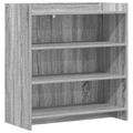 vidaXL Servírovacia skriňa Sivý Sonoma 75 x 36 x 80 cm