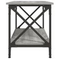 vidaXL Bočný stolík sivý dub sonoma 55x38x45 cm spracované drevo