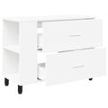 vidaXL Kozmetický stolík do kúpeľne Biela 80 x 35 x 60 cm