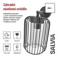 LED vonkajšie osvetlenie nástenné EMOS ZGD010P, 20,8 x 16 x 28,5 cm, 1 x E27, 15 W