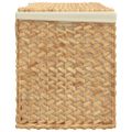 vidaXL Kôš na bielizeň s 3 priehradkami 75x42,5x52 cm vodný hyacint