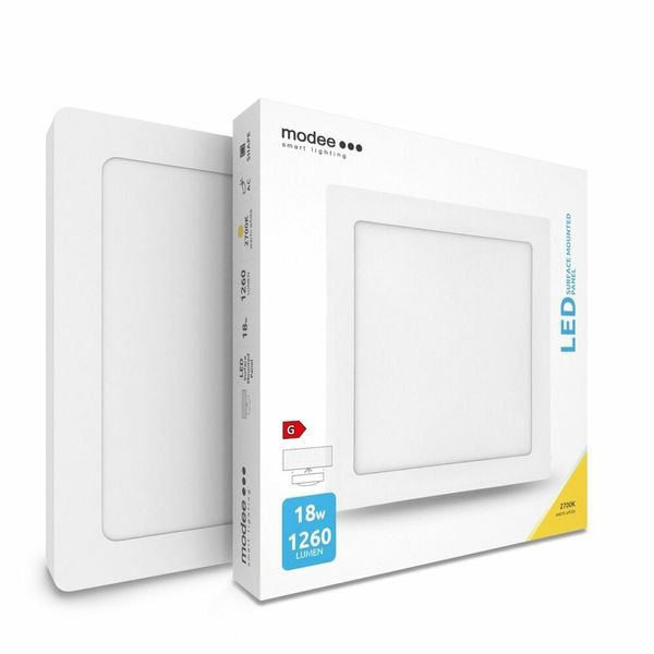 Modee LED Panel štvorec 18W 1260 lm 225x225mm teplá biela (ML-LPS2700K18W)