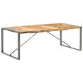 vidaXL Jedálenský stôl 220x100x75 cm masívne surové mangovníkové drevo