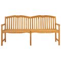 vidaXL Ručne vyrezávaná ružová lavička 180,5 x 60 x 96 cm Prírodná