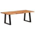vidaXL Konferenčný stolík 110x55x40 cm, akáciový masív
