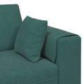 vidaXL Pohovka Tmavozelená 250 x 77 x 76 cm Zamat