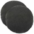 vidaXL Poťah na podložku 2 pcs HEERLEN Tmavosivá Ø 50 cm Bouclé