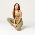 Dámske legíny Mesh Insert Green - SQUATWOLF, veľkosť L