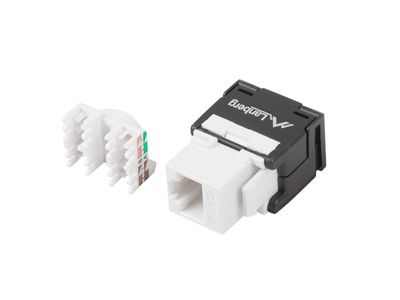 Keystone modul bez nástrojov rj45->lsa CAT.6A utp 180 ° lanberg