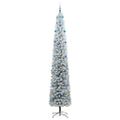 vidaXL Umelý vianočný stromček Zelená 270 cm PVC, oceľ a plast