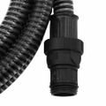 vidaXL Odsávacia hadica s PVC spojkami, čierna 1" 10 m, PVC