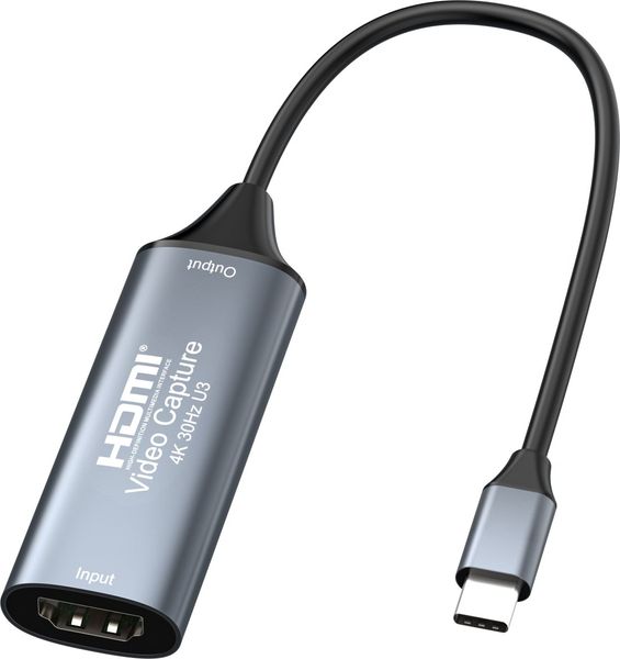 PromiumCord HDMI grabber pre video/audio signálu do počítača s konektorom USB 3.0 typ c