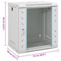 vidaXL 12U Nástenná serverová skriňa 19" IP20 53x40x60 cm
