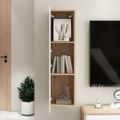 vidaXL | Nástenný TV kabinet | Nástenný Sonoma dub 31 x 30 x 110 cm