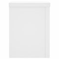 vidaXL Stojany na rastliny 2 ks biele 15x15x20 cm kompozitné drevo
