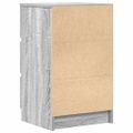 vidaXL Nočné skrinky s 3 zásuvkami 2 ks sivé sonoma 39x35x65 cm