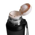 Termoska Vacuum Flask Steel Black 1000 ml - GymBeam