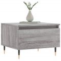 vidaXL Konferenčné stolíky 2 ks sivé sonoma 50x46x35 cm kompoz. drevo
